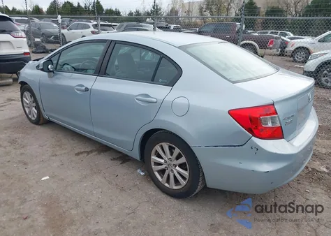 2012 Honda Civic Ex from USA, damaged, VIN 19XFB2F87CE063122